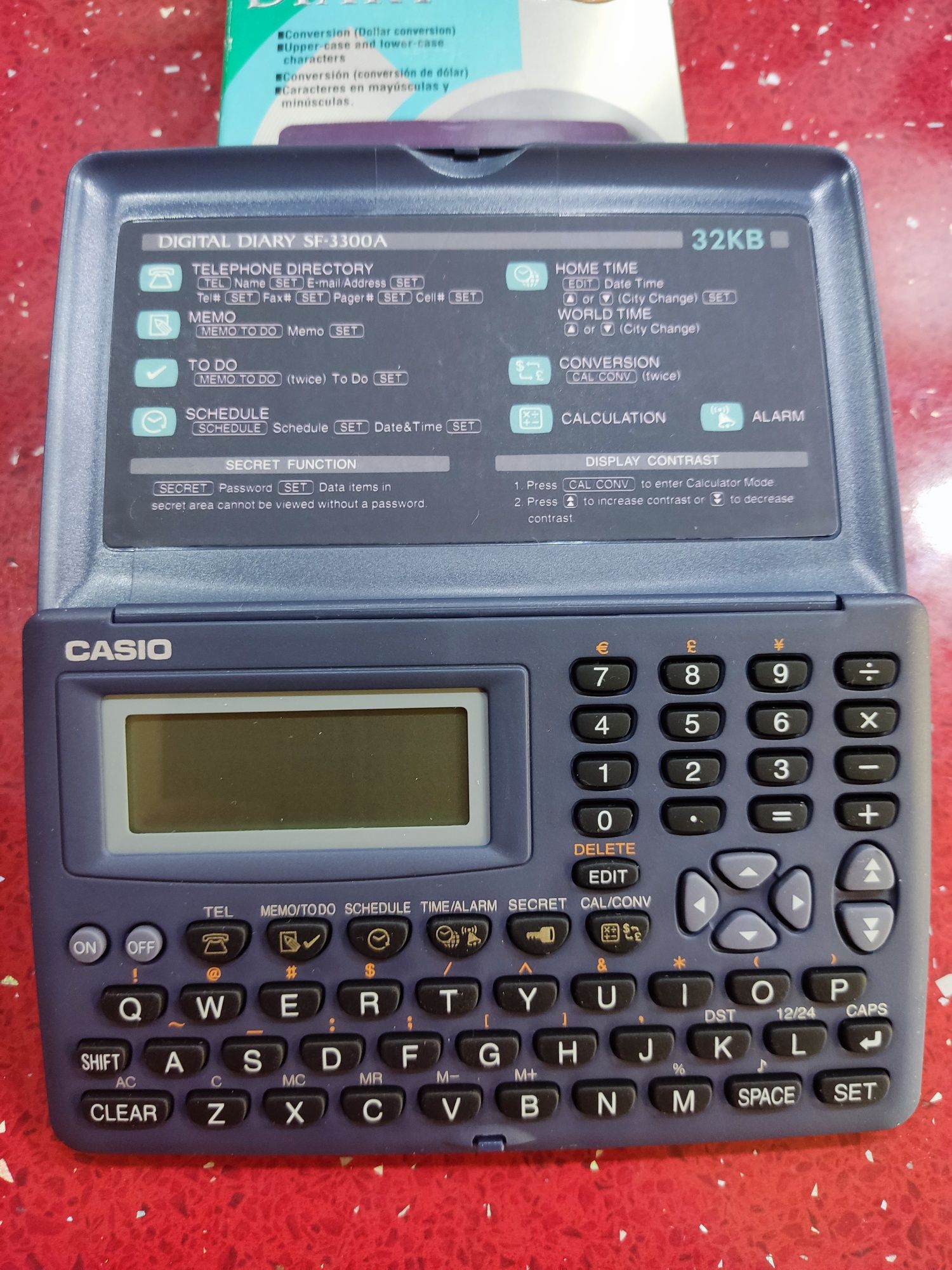 Digital diary Casio