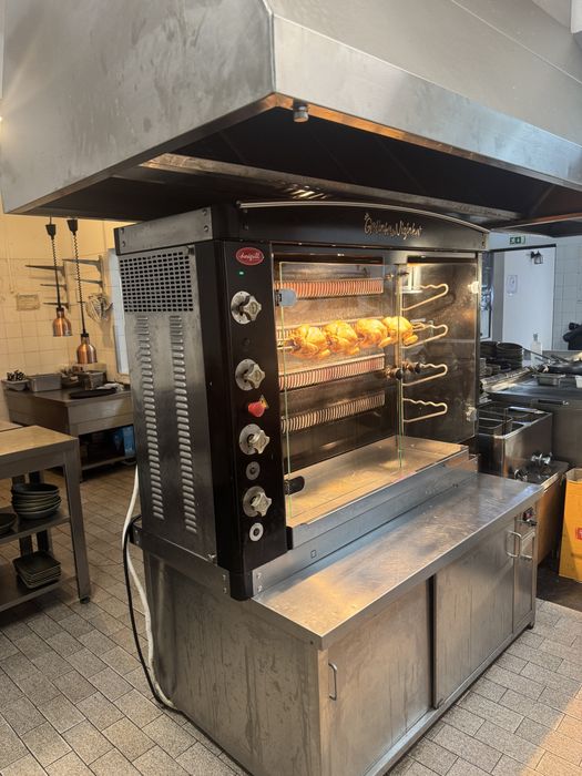 Rotisserie/assador de frangos a gas