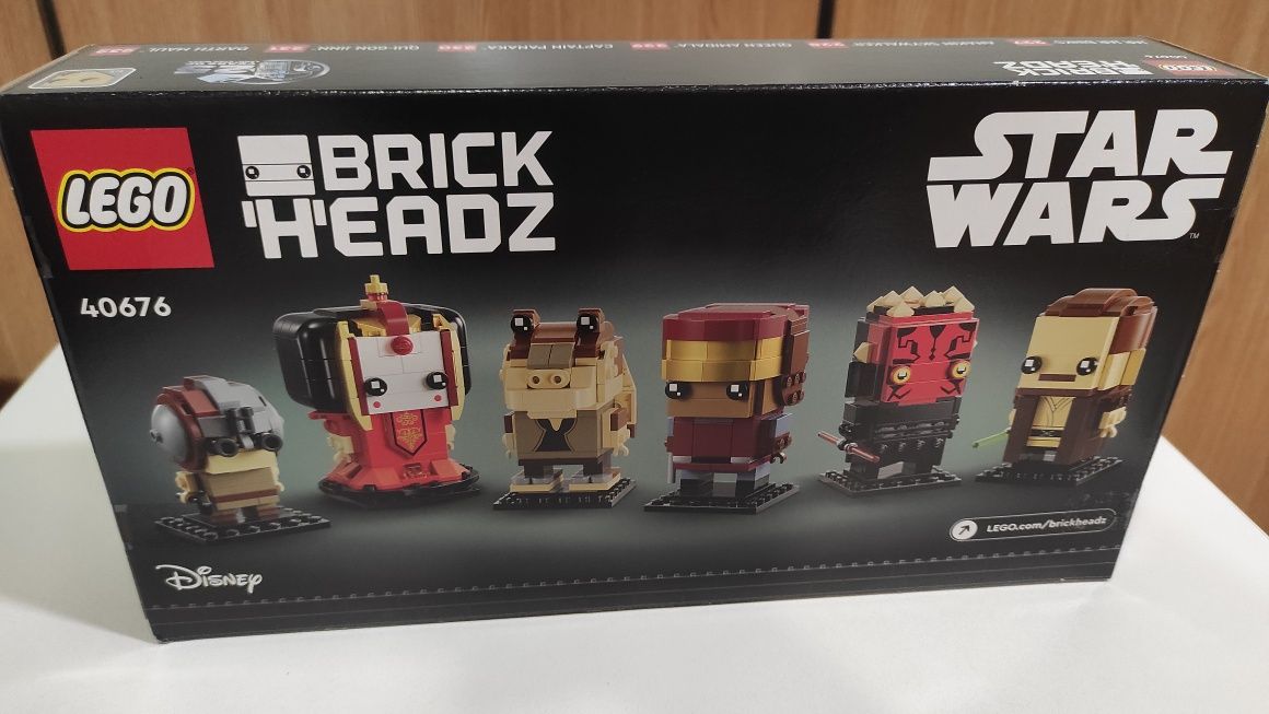 Конструктор LEGO BRICK HEADZ 40676 Star Wars Призрачная угроза