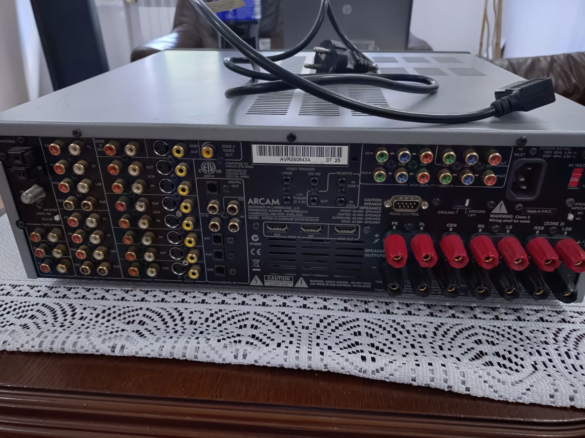 ARCAN AVR350 Amplituner wzmacniacz kino domowe hdmi optyk Wysyłka