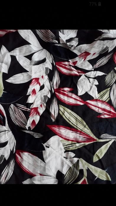 Długa sukienka na ramiączkach w kwiaty maxi z falbaną rozmiar S/M