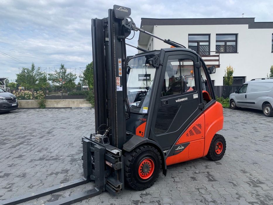 Wózek widłowy Linde H35T-02,wysokość pod.3950,rok 2020, pozyc. wideł