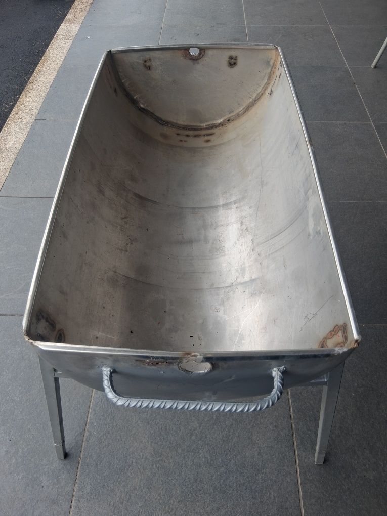Grilhador em inox 80x72x38