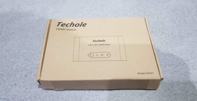 Techole Przełącznik HDMI Switch 3x1 4K 60Hz Uhd