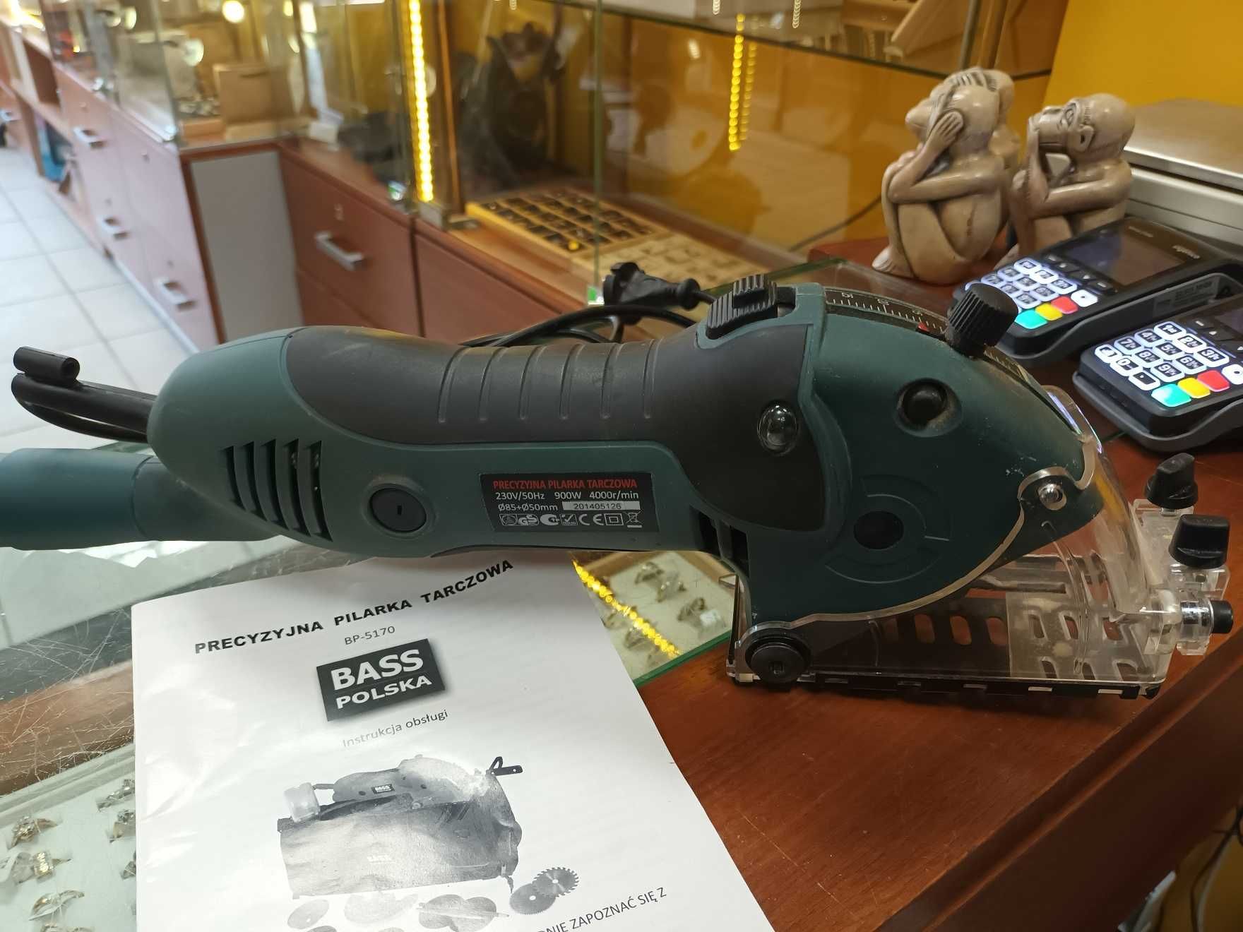 BASS Polska Precyzyjna pilarka tarczowa BP-5170 stan BogatyZestaw 900W