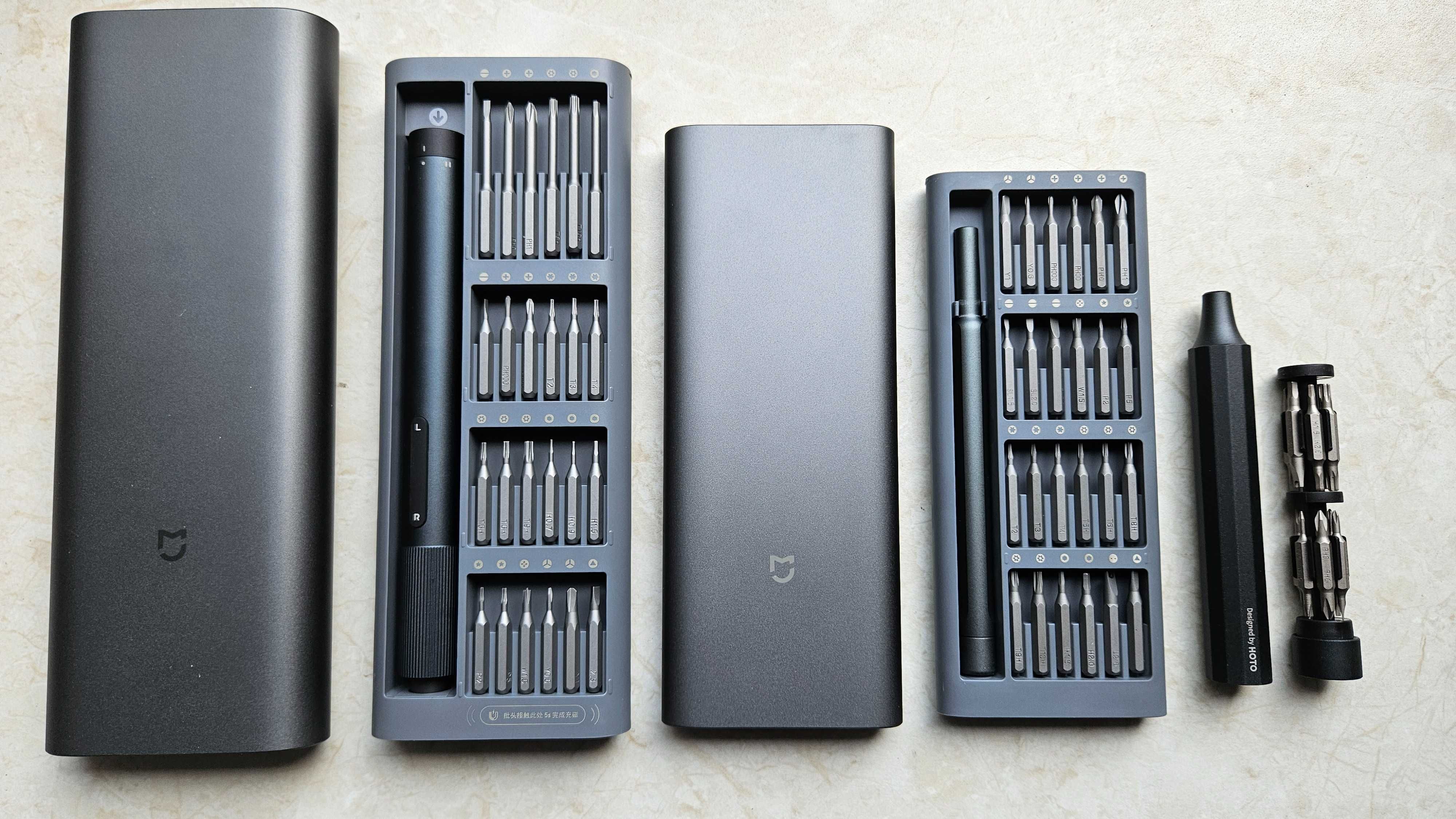 Викрутка Xiaomi Mijia та HOTO 24 в 1 (ручні та електро)