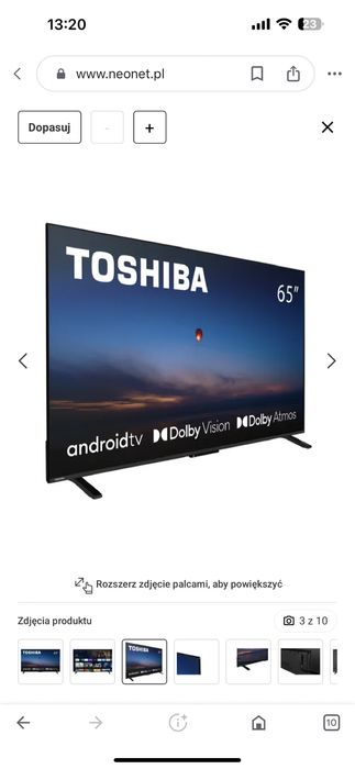 Sprzedam Tv Toshiba 65”