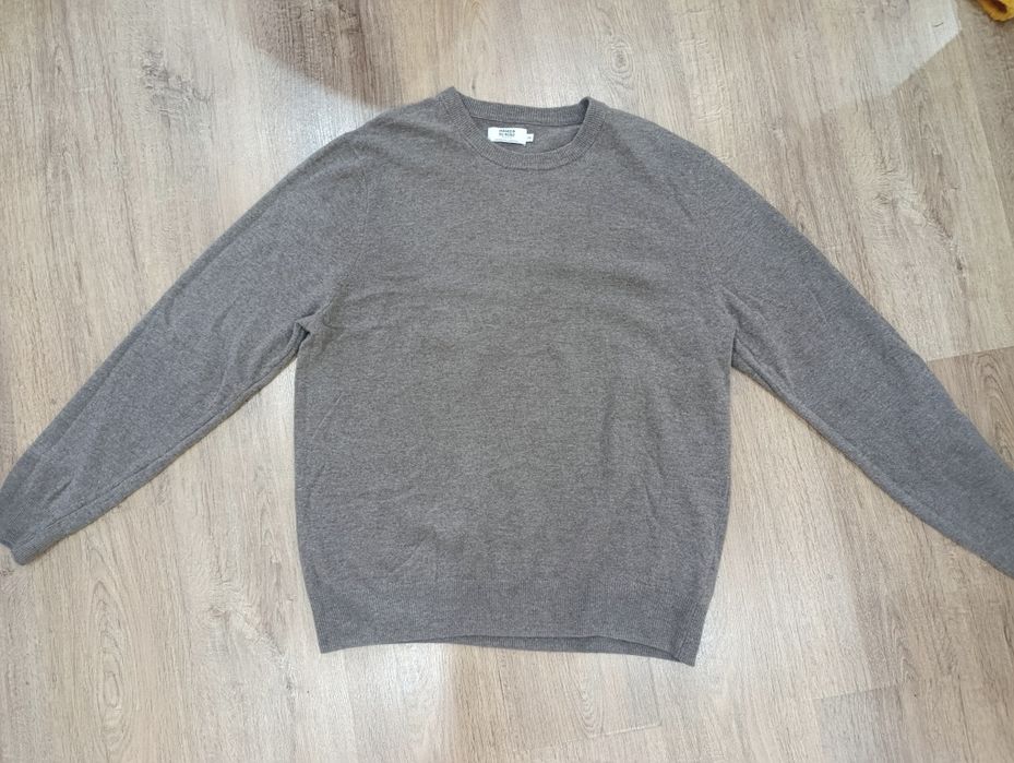 swetr męski xl wełna beżowy
