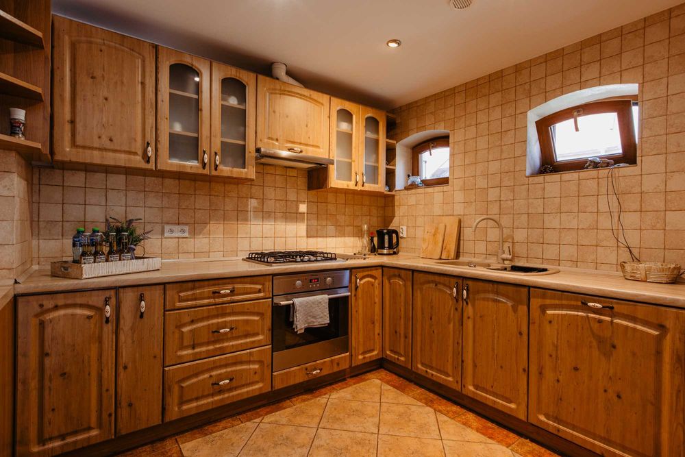 Mazury Ełk Dom Lux 4 syp. + apartament 4 os. dla 10-18 os. Bania/sauna