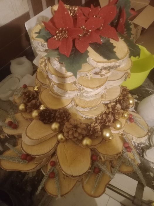 Stroik z plastrów brzozy