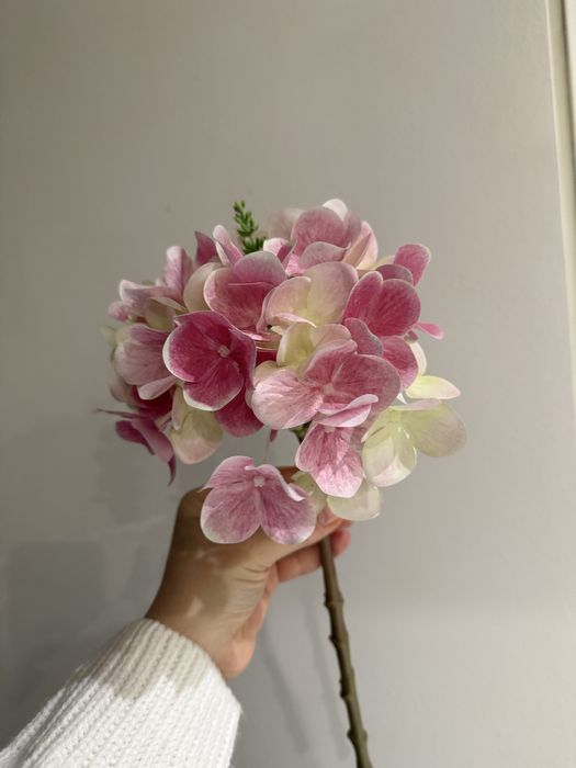 Штучні квіти, штучна гортензія, тюльпани