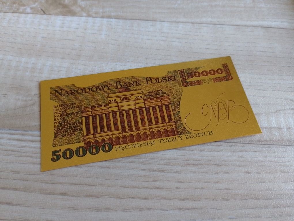 50.000 zł PRL w złocie. Piękny.