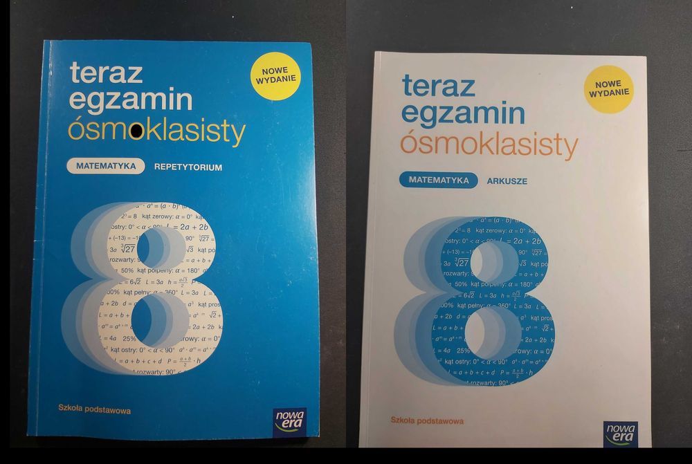 Teraz egzamin ósmoklasisty, matematyka repetytorium + gratis arkusze