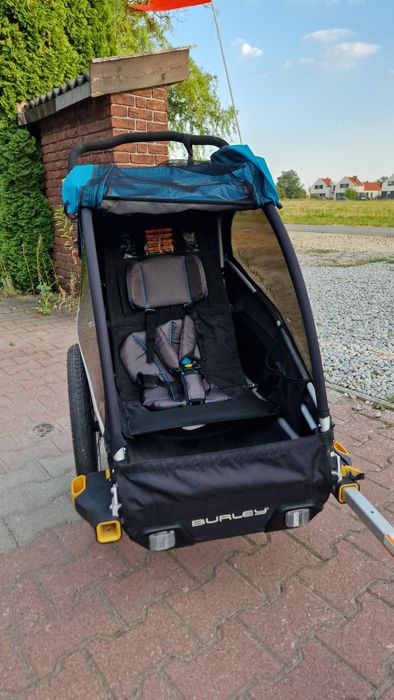 Przyczepka rowerowa BURLEY D'LITE X SINGLE AQUA