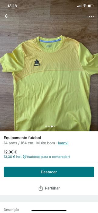 Equipamento futebol Leao Altivo
