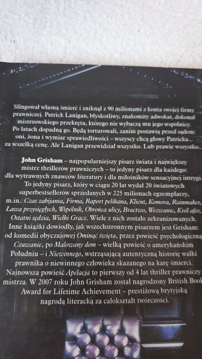 Książka "Wspólnik" John Grisham