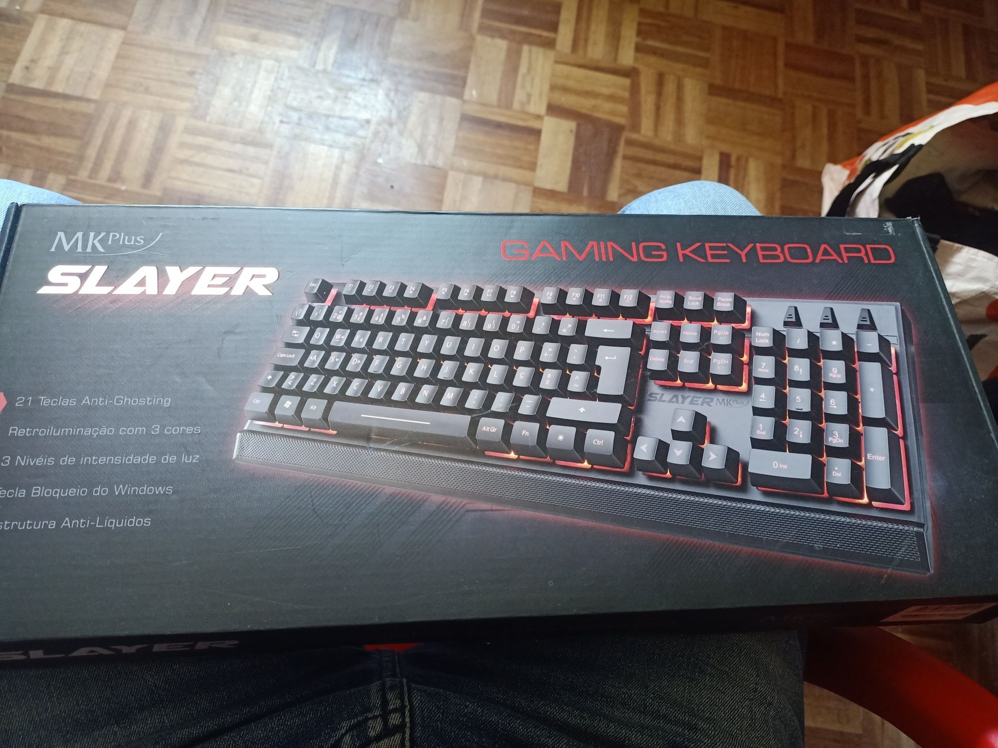 Vendo teclado gaming Slayer mkplus