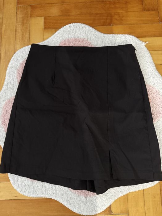 Спідничка-шорти чорні boohoo