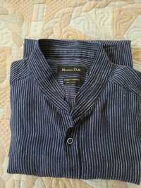Рубашка сорочка льон+ бавовна Massimo Dutti