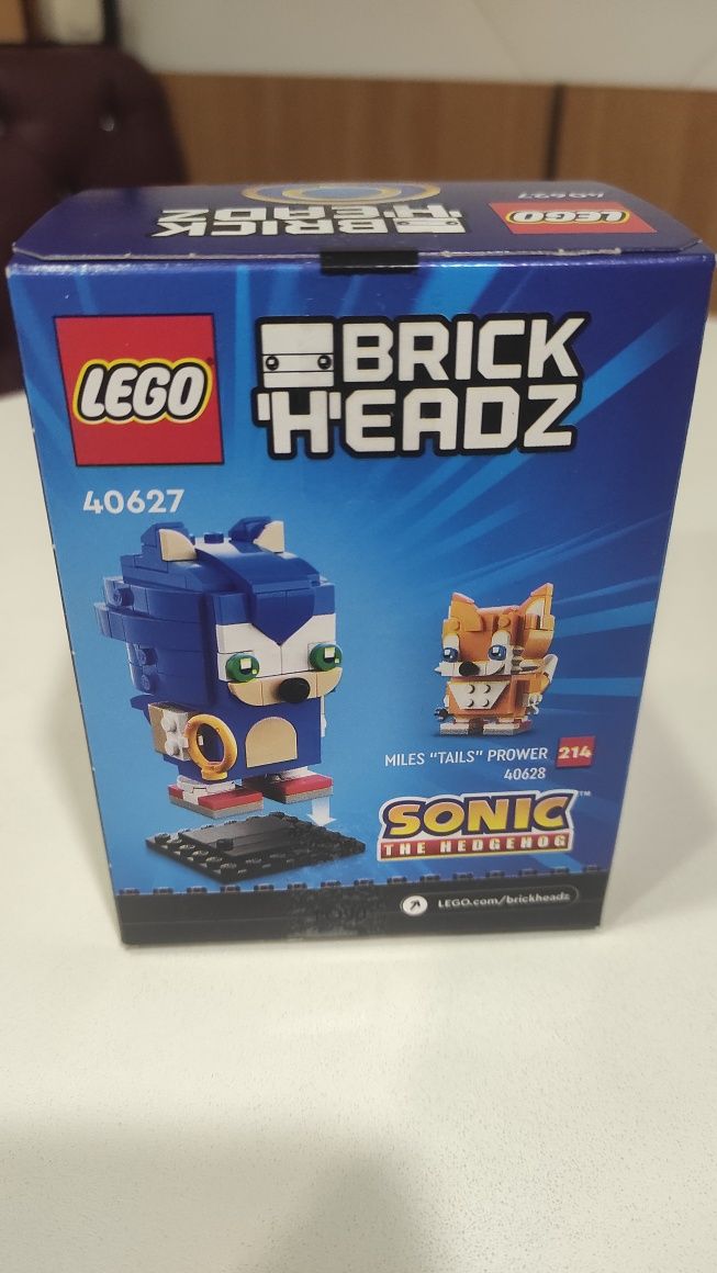 Конструктор LEGO BRICK HEADZ 40627 Ежик Соник (139 Детали)