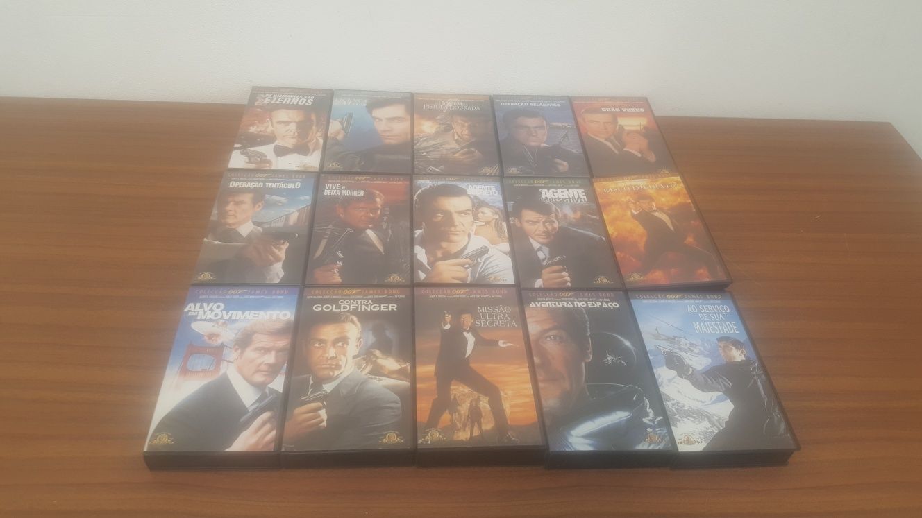 Cassetes VHS 007 James Bond
