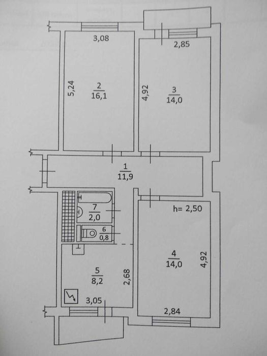 Без % власну 3к квартиру В Івасюка 53 Оболонь 68.6 м2 євроремонт