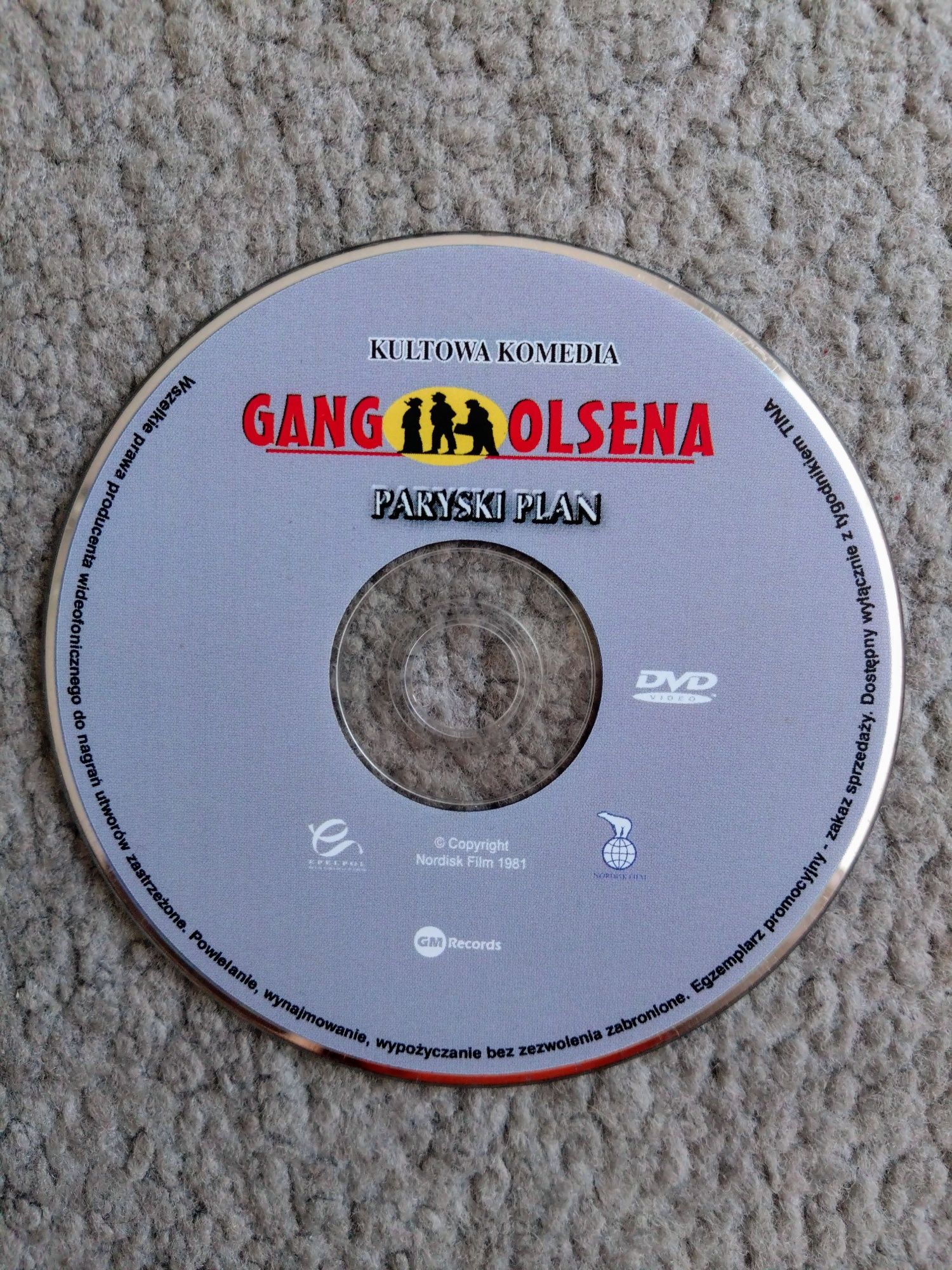 Gang Olsena Paryski plan - DVD