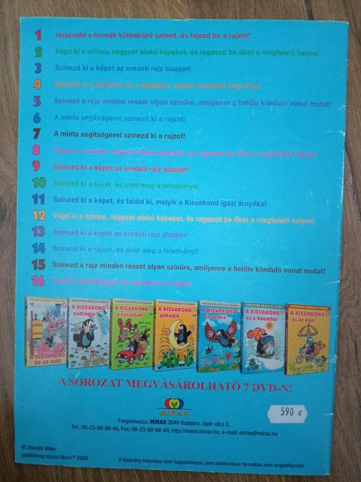 Kolorowanka o kreciku