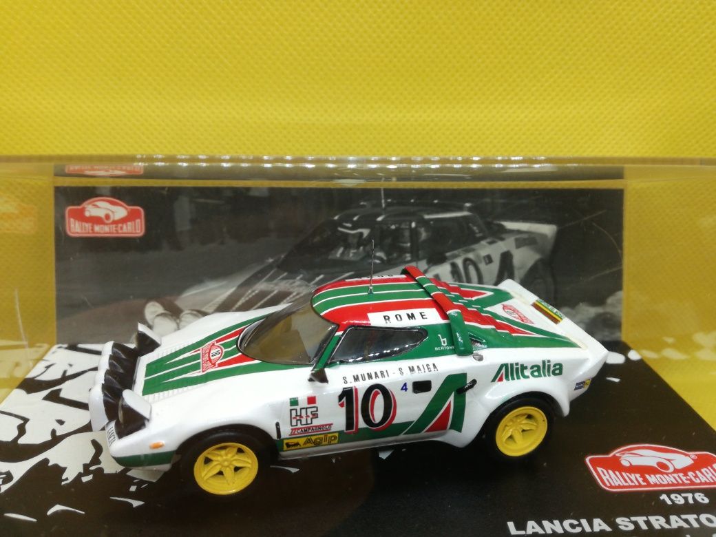 N.70 Miniaturas 1/43 Lancia de Rally como novas 8 modelos