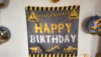 Baner z okazii urodzin; Happy birthday baner