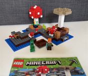 LEGO Minecraft 21129 Grzybowa wyspa, komplet z instrukcją