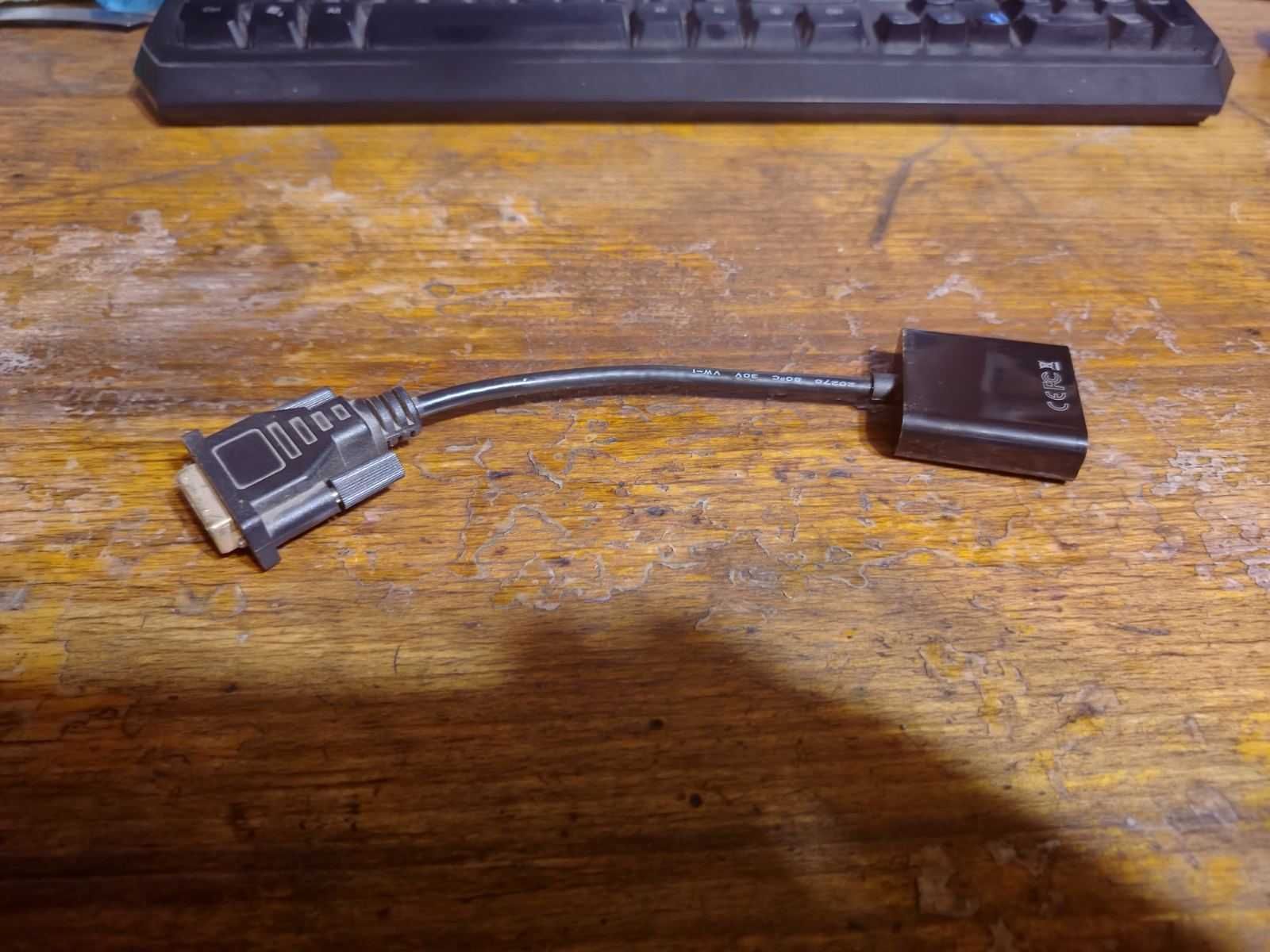 Активный адаптер конвертер DP/HDMI/DVI-D -VGA переходник для видеокарт