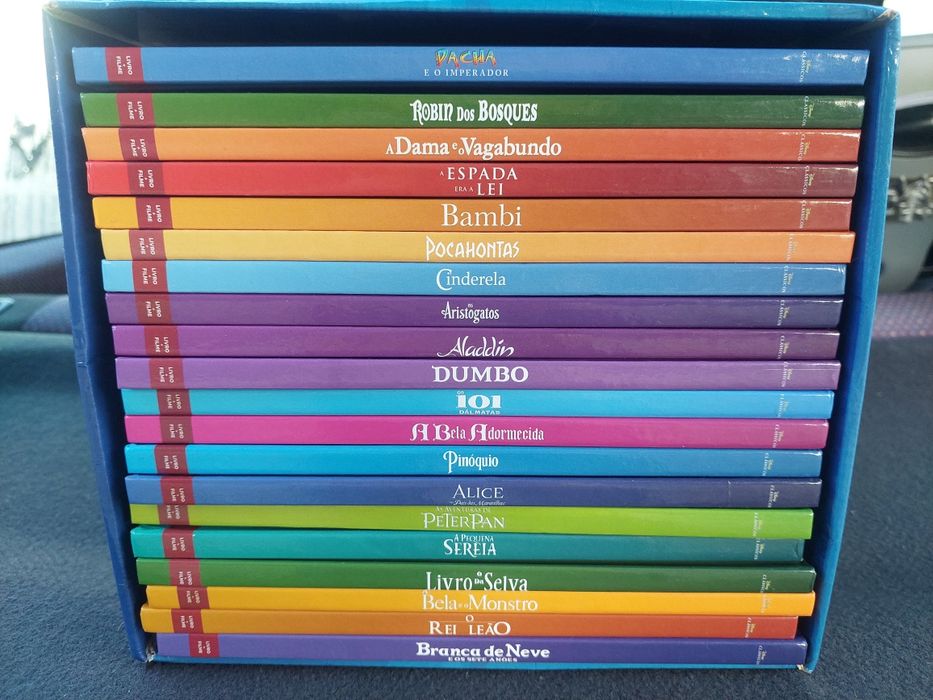 DVDs com Livros Disney colecção completa