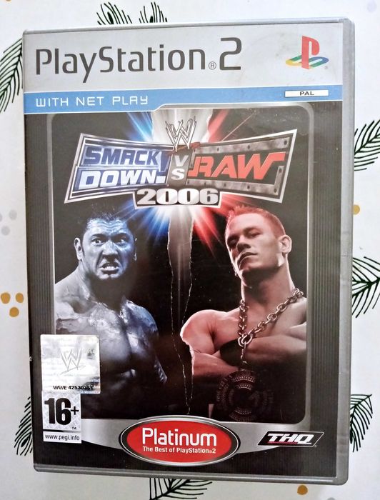 Jogo PS2 - SmackDown vs. Raw 2006 = 5 euros