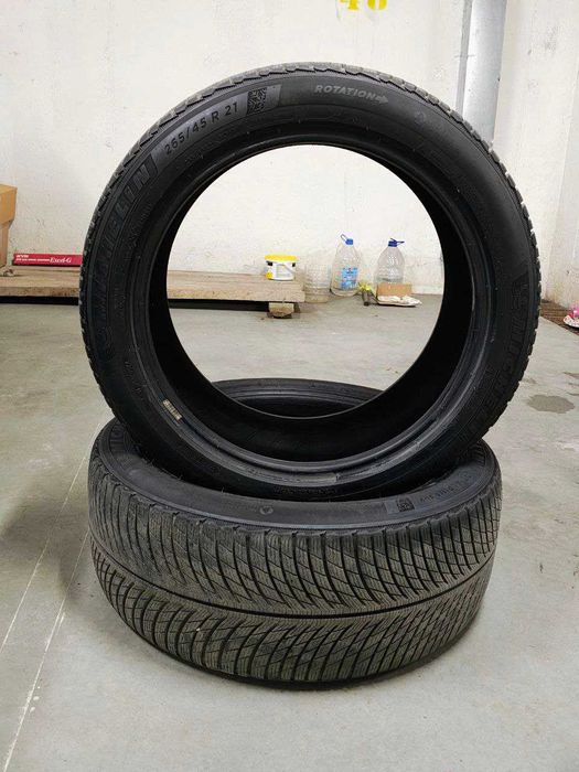 Зимова гума Michelin Pilot Alpine 5, розмір 265/45/R21 - 2шт,  6+мм