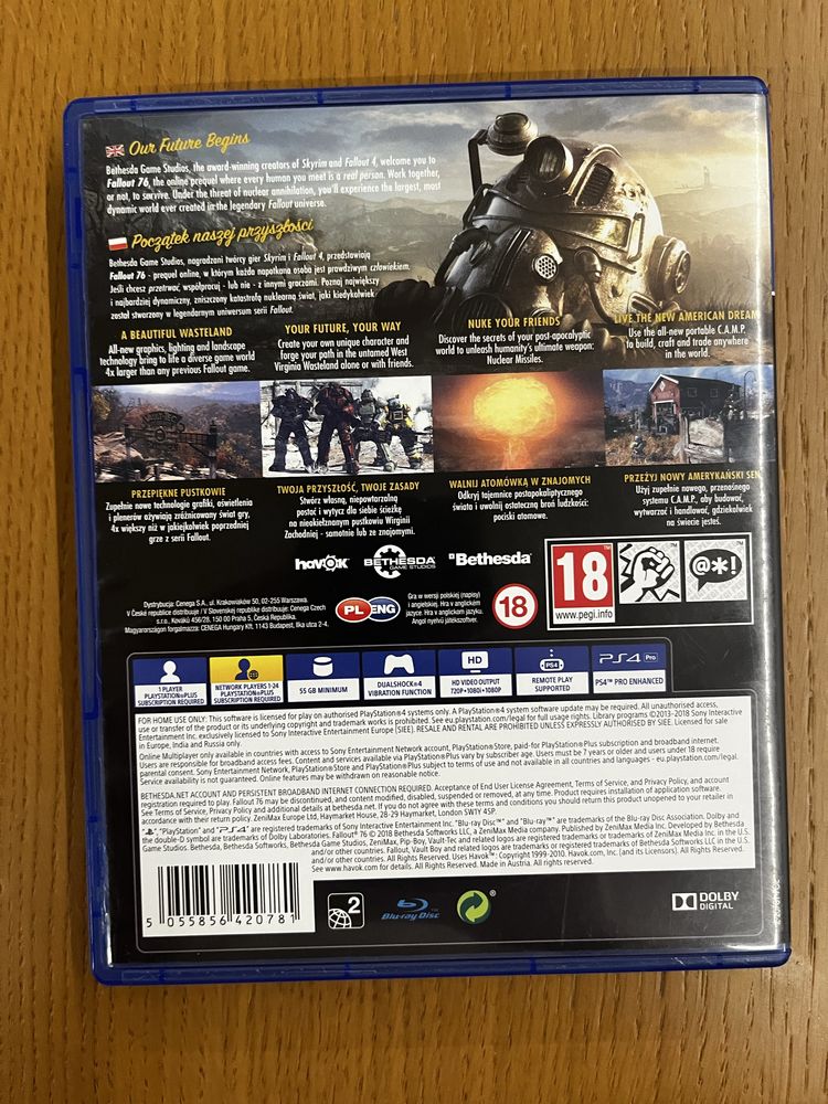 Gra Fallout 76 PS4