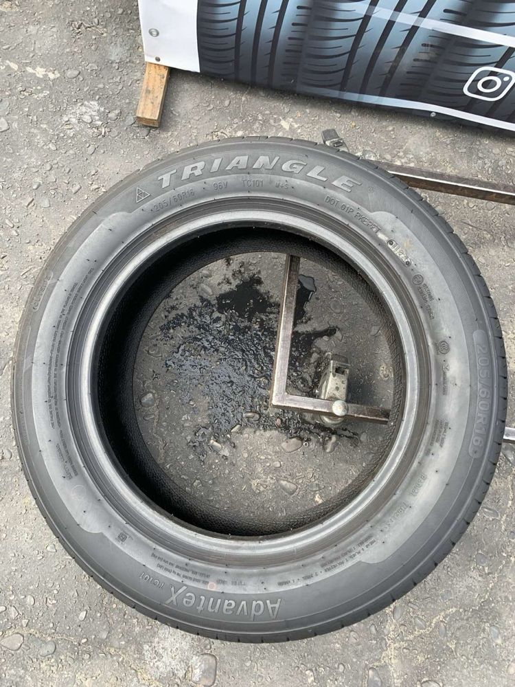 Шини 205/60 R16 пара Triangle 7,4мм, 2024р