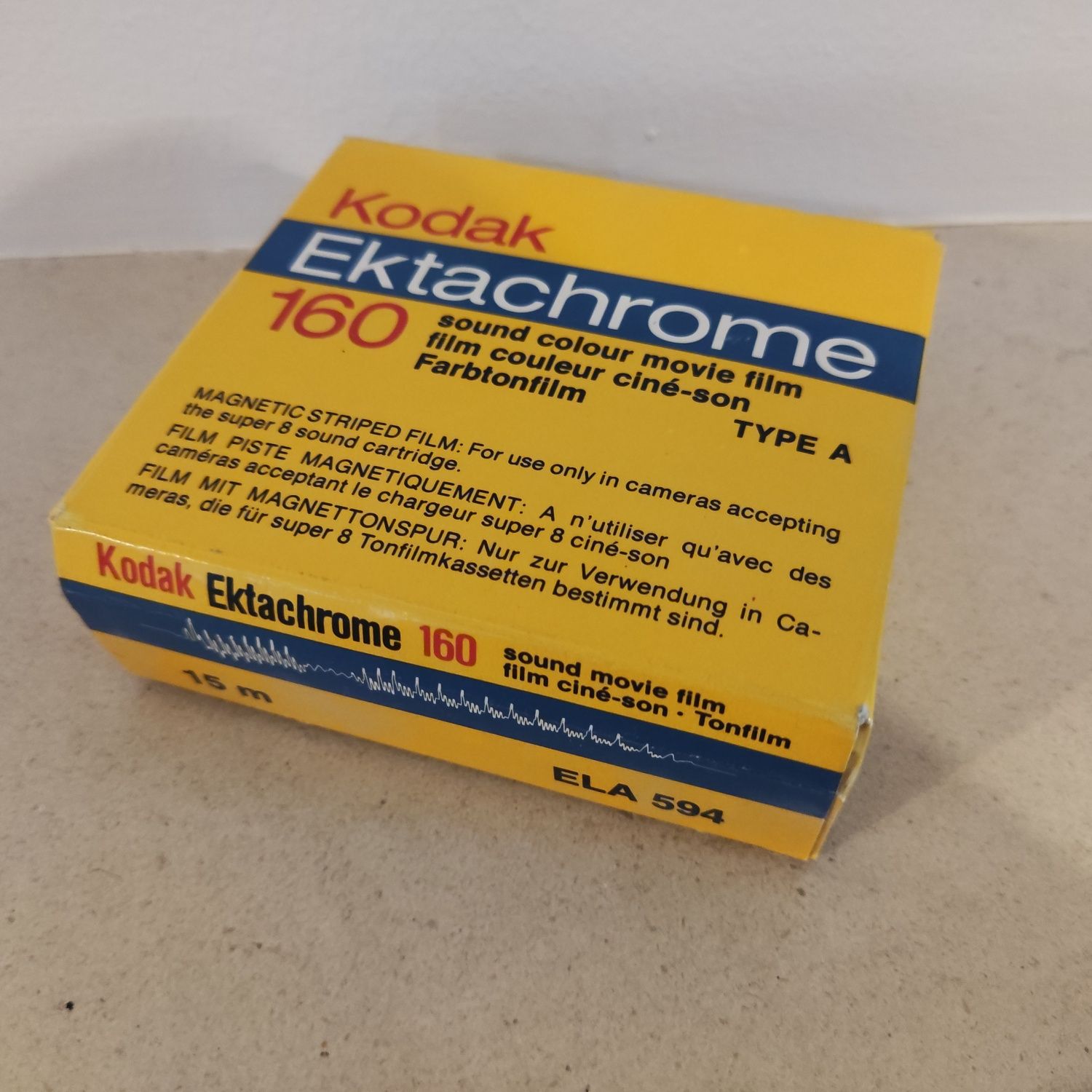 Kodak Ektachrome 160 sound colour movie filme