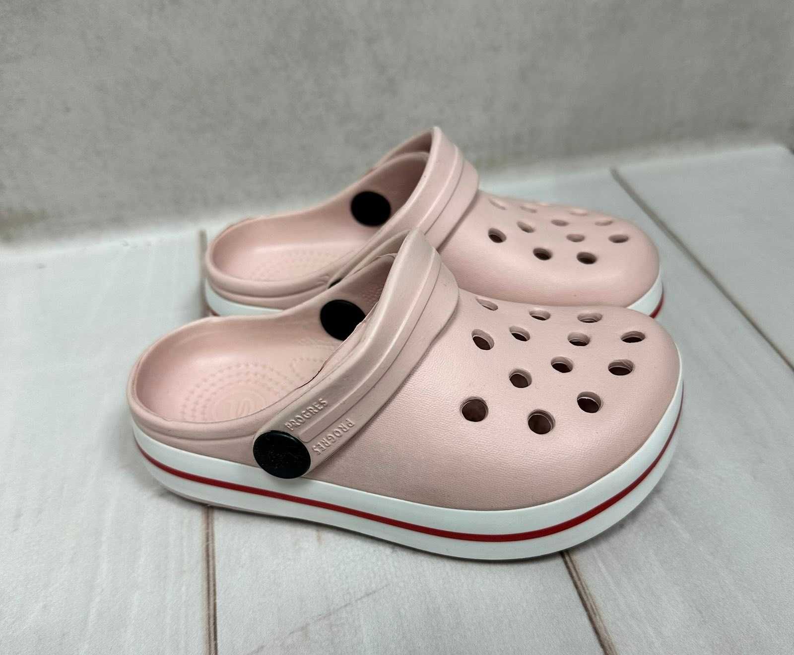 Дитячі сабо крокси crocs Luck line 24-35 чорні/пудра/беж/сині