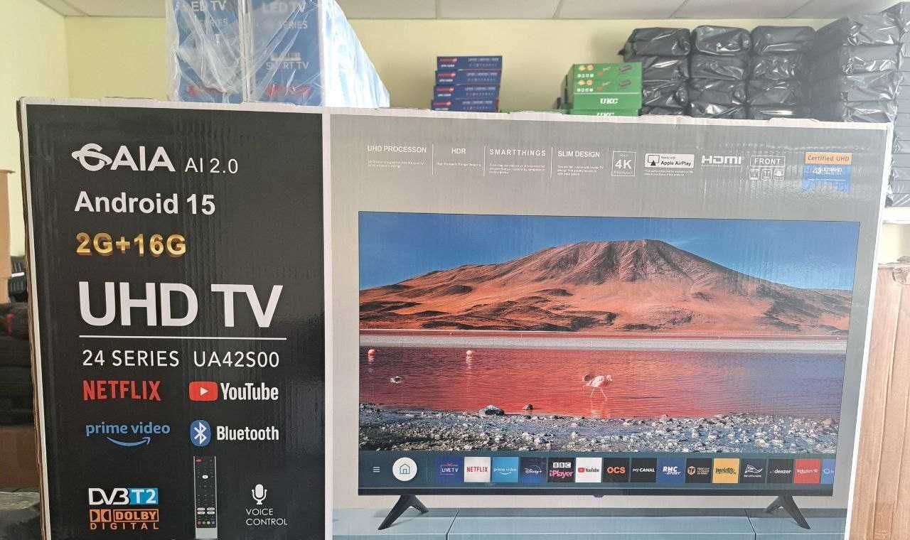 Телевизор 4К Самсунг Samsung 32 дюйма SMART TV Wi-Fi Андроид 15 Корея