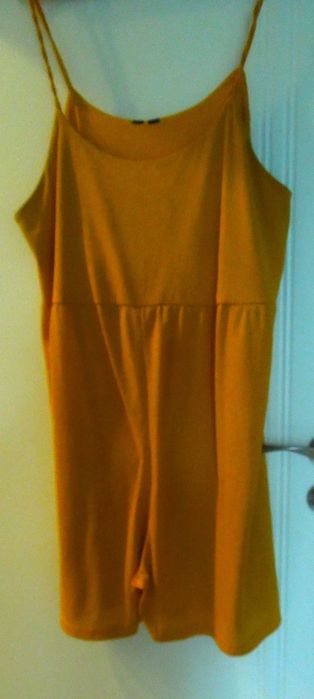 Dwie Nocne Koszulki na ramiączkach Biała i Pomarańcz niegniotące 42/44