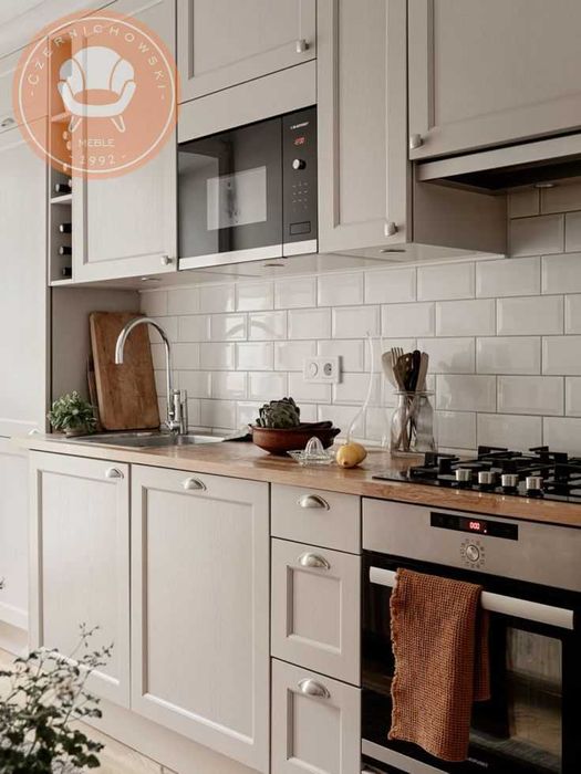 Meble kuchenne CASHMERE złożone w całości szeroki wybór frontów i brył