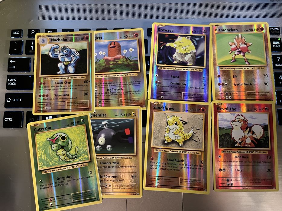 Karty pokemon oryginalne zestaw starsze holo reverse Evolutions