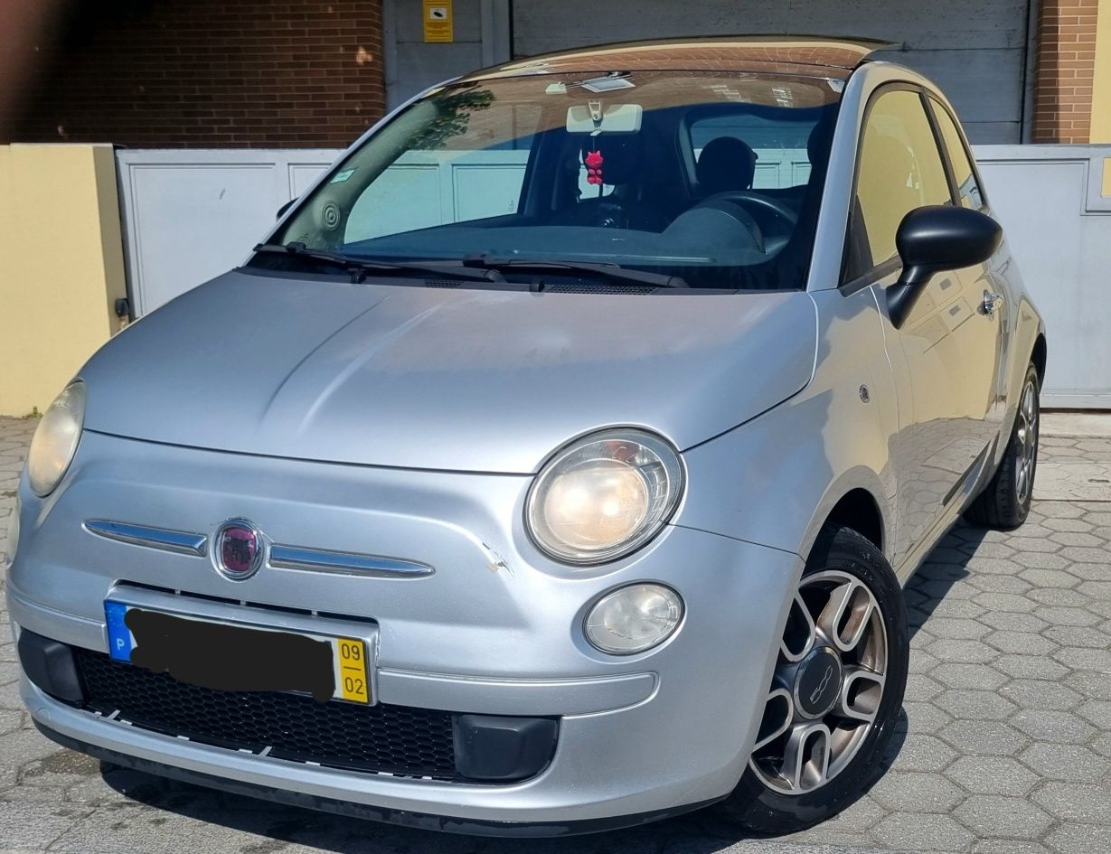 Fiat 500 Lounge 1.2 | 2009 | Inspeção 2026 | 212.000 km | 3.100€