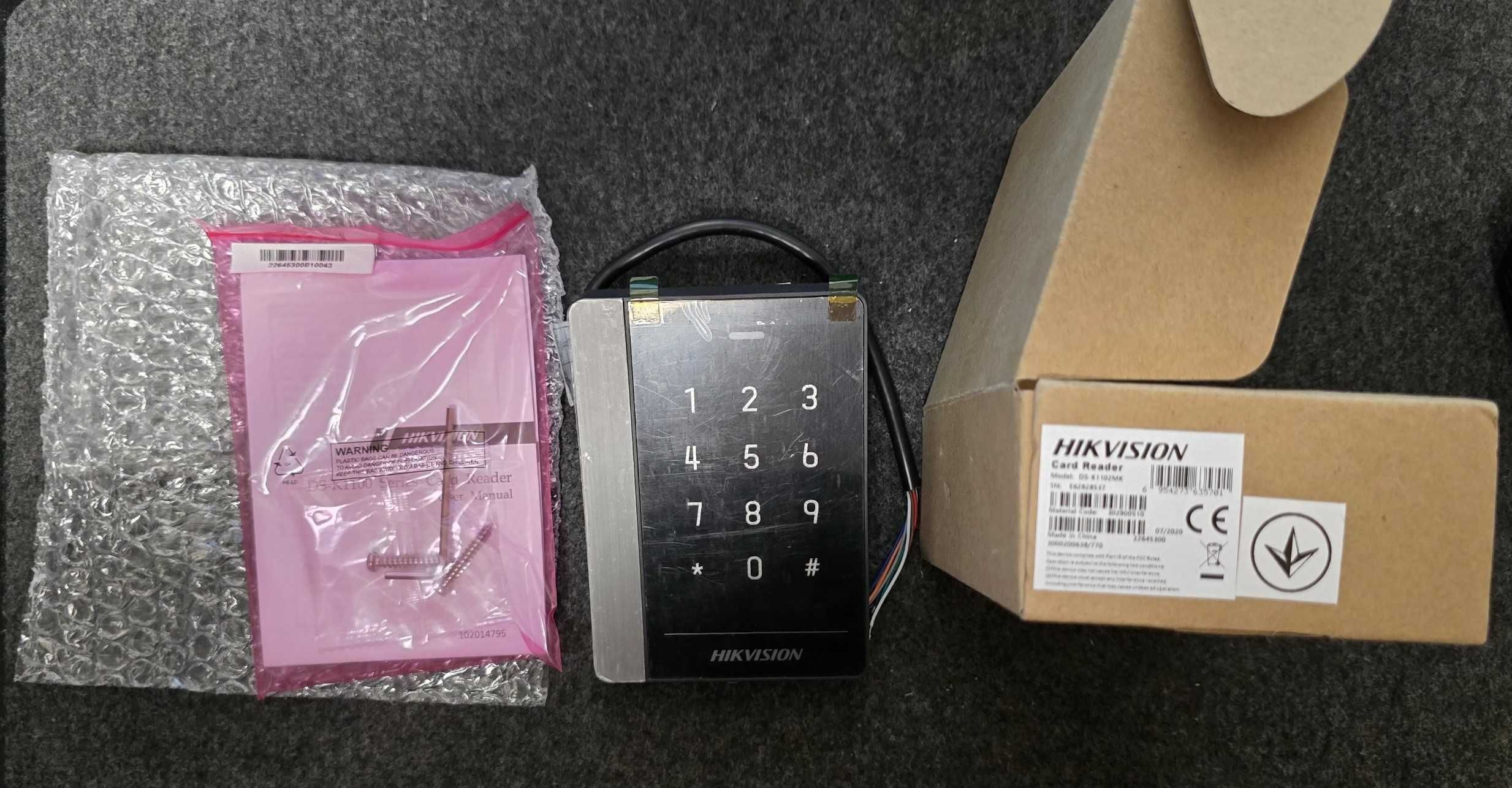 DS-K1102MK RFID зчитувач, Mifare кардрідер з кодовою клавіатурою