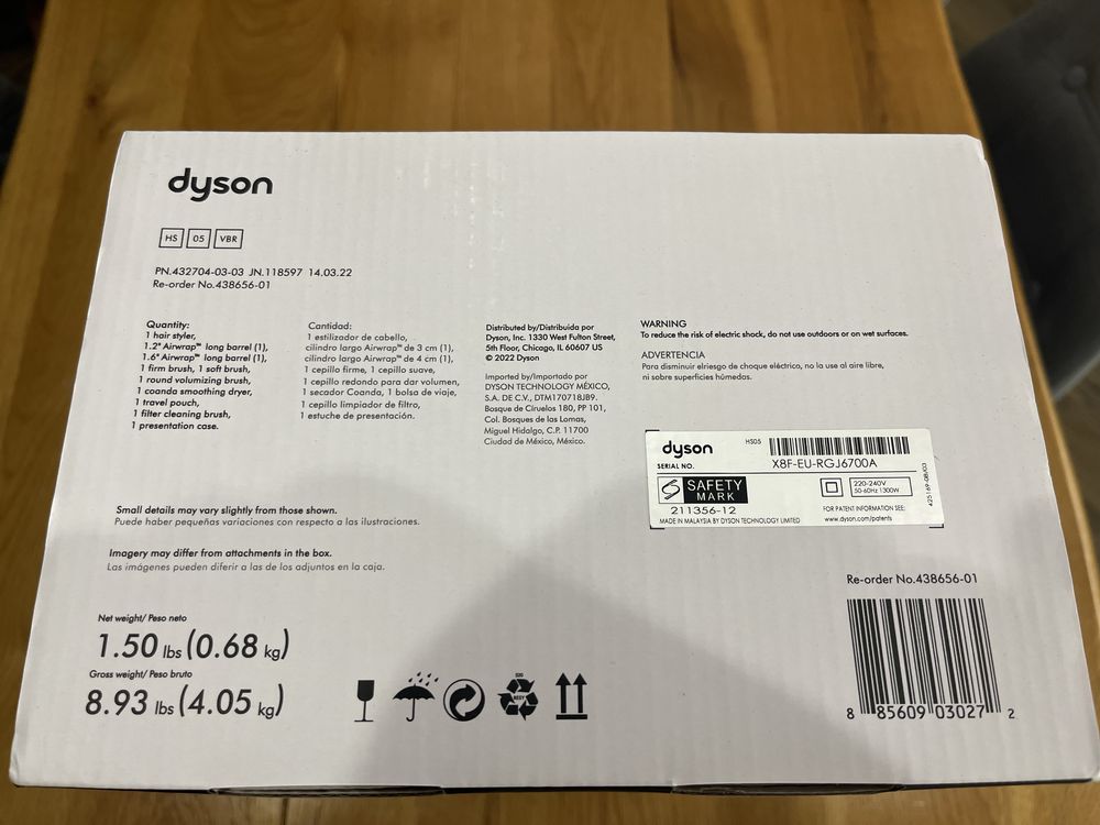 Dyson Airwrap Complete Long HS05