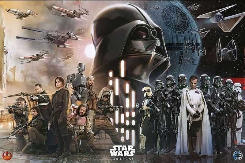 Plakat Star Wars Rogue One Gwiezdne Wojny Łotr 1 61x91,5cm NOWY