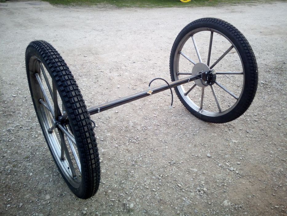 Koła oś hamulce powoz konny bryczka