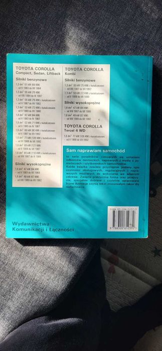 Toyota Corolla sam naprawiam samochod