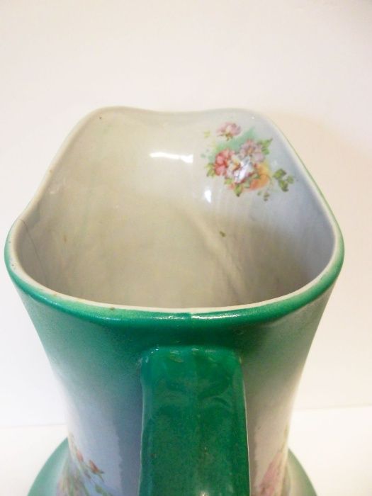 Antigo jarro de água para lavatório em cerâmica Sacavém